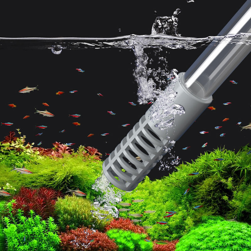 🔥Limited stock available 50% OFF🔥No More Hassle! – Aquarium Vacuum Cleaner with Siphon for Super-Fast Cleaning