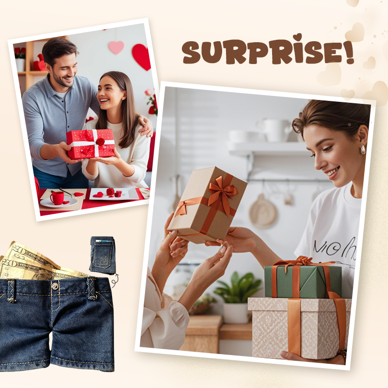 Stylish Creative Mini Jeans-Shaped Wallet（50% OFF）