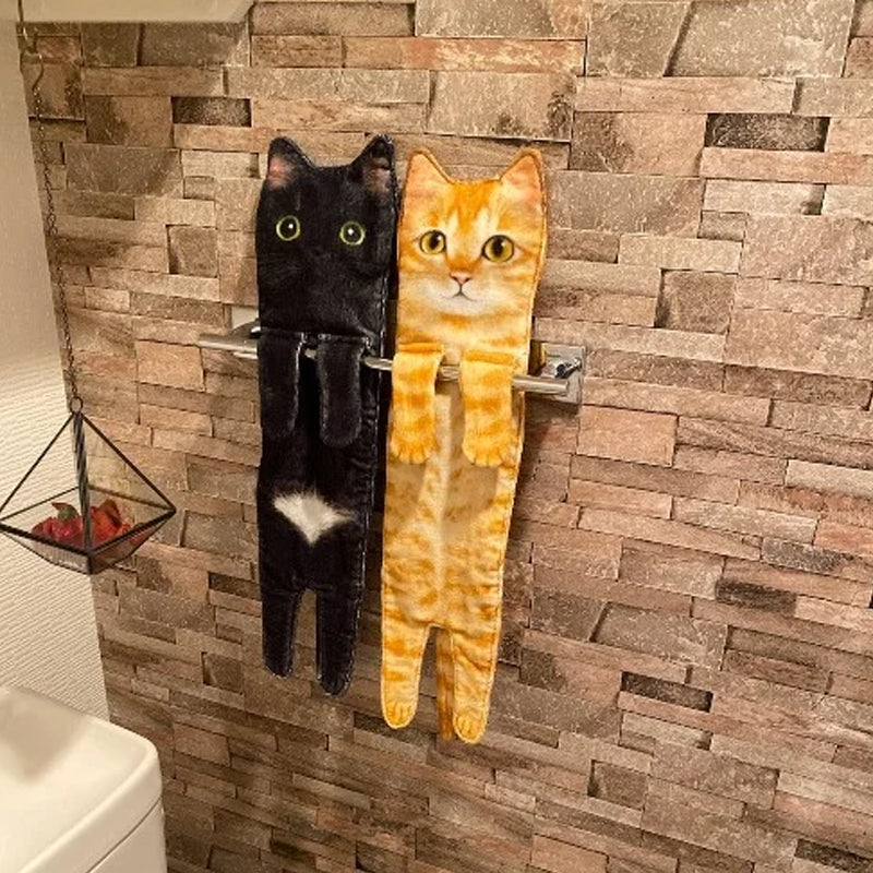 🎁LAST DAY SALE 49% OFF✨😺Cute Cat Hand Towel🐾