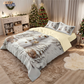 🎄 50% OFF NOW! ✨ Festive Christmas 3-Piece Duvet Cover Set - Soft Brushed Polyester with Holiday Patterns for Cozy Seasonal Decor 🛏️❤️