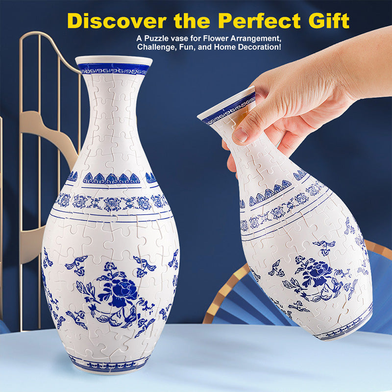3D DIY Puzzle Flower Vase