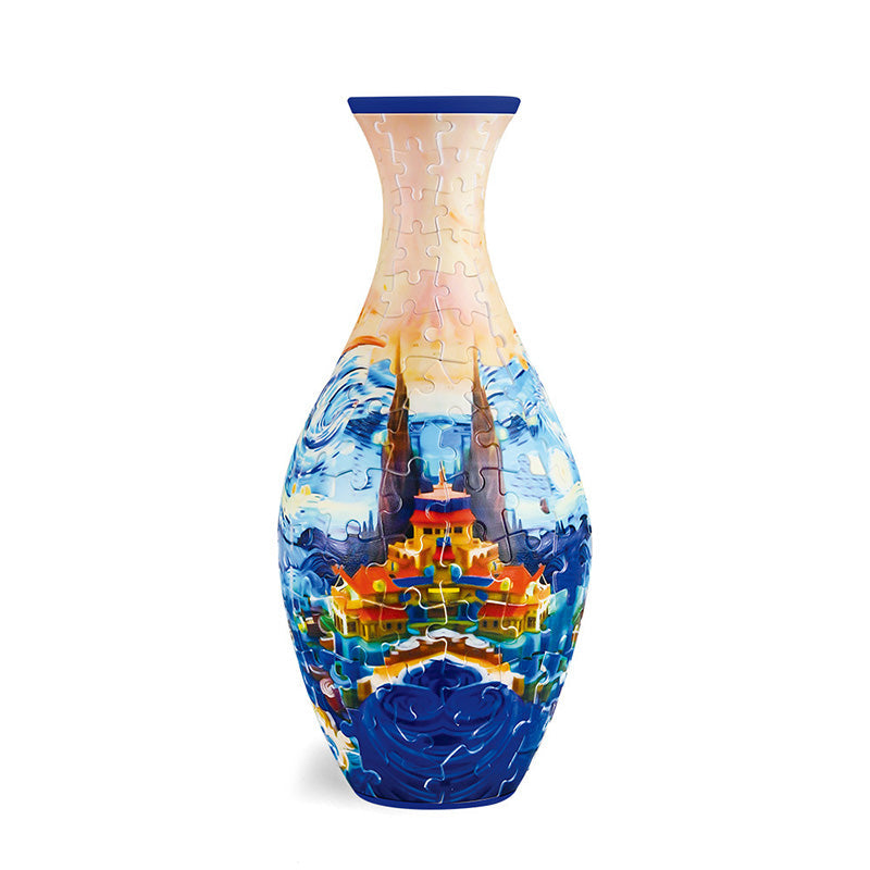 3D DIY Puzzle Flower Vase