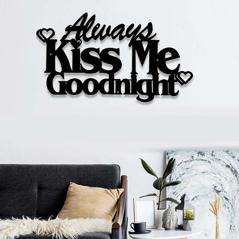 🔥Black Metal Sign Wall Art Decoration