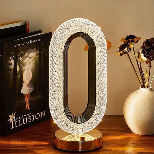 🎅50K+ SOLD! 🎁✨Rechargeable Luxury Crystal LED Night Light Lamp