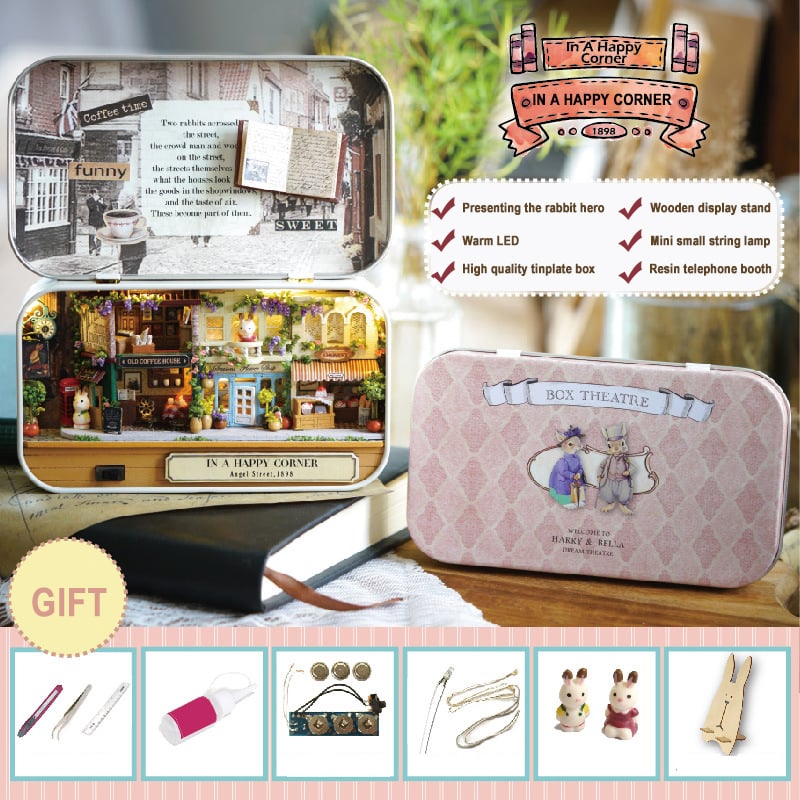 🎅Early Christmas Sale - 50% OFF🎁Box Theater Doll House DIY Kit