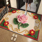 3D Floral Yarn Anti-Slip Absorbent Floor Mat – Stylish, Soft & Safe
