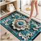 3D Floral Yarn Anti-Slip Absorbent Floor Mat – Stylish, Soft & Safe