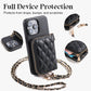 Protective iPhone Case with Detachable Chain & Card Holder