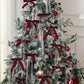 Elegant Christmas Ribbon Bow Ornament