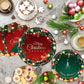 Christmas Disposable Paper Tableware Set for 16 Guests