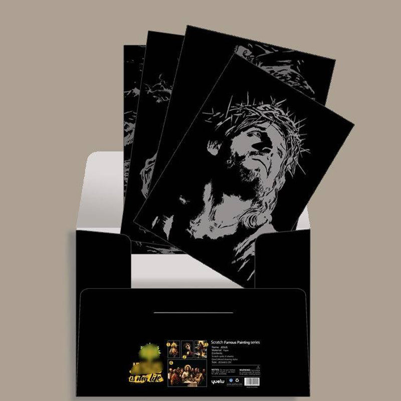 Scratch Art Painting Kit for Adults