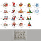 Luminous Christmas Wall Stickers Set