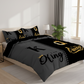 3-Piece "King & Queen" Couple's Duvet Cover Set