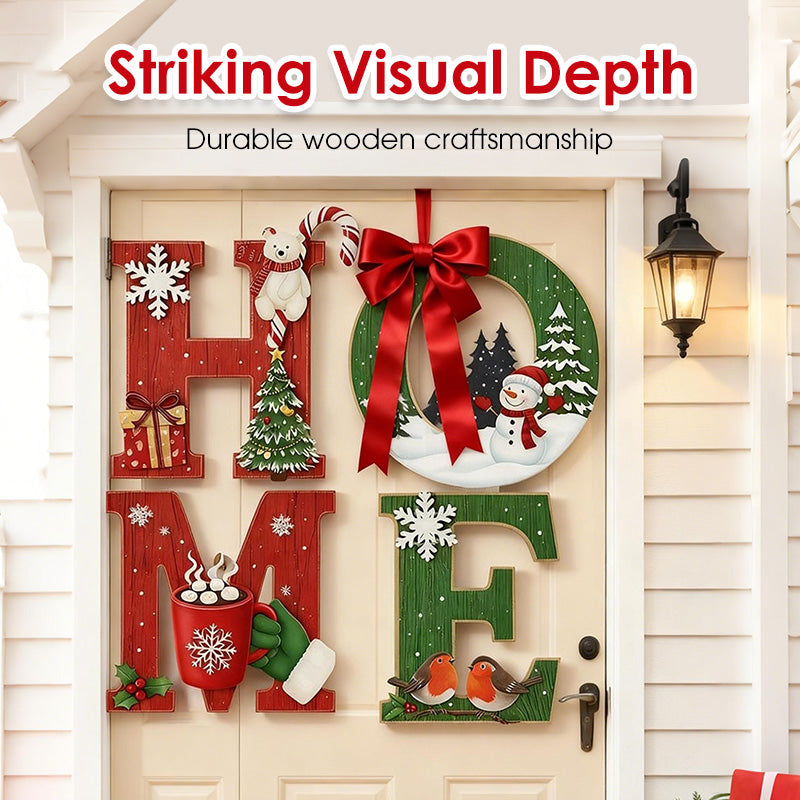 📢📢50 % OFF !!⏰⏰Christmas Wooden Wall Decor Letter Sign - HOME/JOY