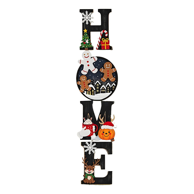 📢📢50 % OFF !!⏰⏰Christmas Wooden Wall Decor Letter Sign - HOME/JOY