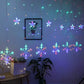 📢📢50 % OFF !!⏰⏰LED Snowflake Curtain String Lights