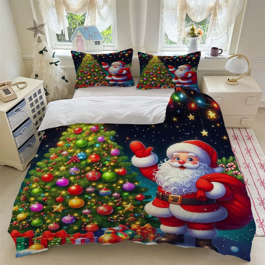 Soft Christmas Duvet Cover 3-Piece Set