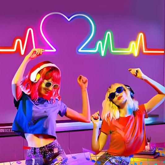 🎄🌟50% OFF⚡ 50K+ SOLD! 🌈Smart Remote Flexible RGB LED Rope Lights with Music Control🎵