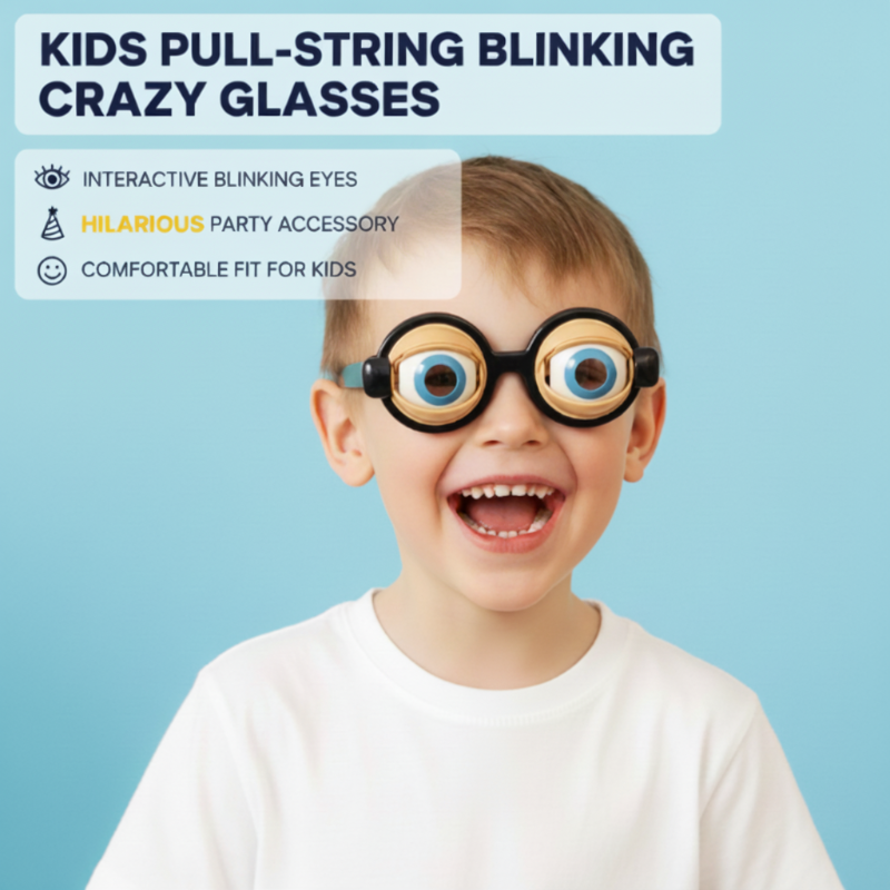 🔥CHRISTMAS SALE 50% OFF!!🏆Flash Sale💥Funny Glasses with Winking Eye Mechanism🥸