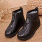👢❄️ Women's Winter Warm Zipper Ankle Boots – Water-Resistant, Cozy Lining & Non-Slip Sole for Cold Days 🧥📦