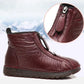 👢❄️ Women's Winter Warm Zipper Ankle Boots – Water-Resistant, Cozy Lining & Non-Slip Sole for Cold Days 🧥📦