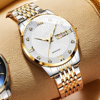 Men's Stainless Steel Waterproof Business Watch（50% OFF）