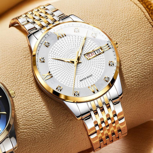 Men's Stainless Steel Waterproof Business Watch（50% OFF）