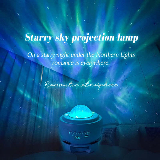 Bluetooth Speaker with Starry Sky Projection Lamp