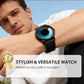 Men’s Futuristic Minimalist Watch with Creative Rotating Disk Dial