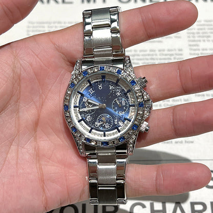 Men's Six-Hand Luminous Chronograph Watch