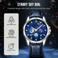Men's Watch Luminous Starry Sky: Cosmic Starry Dial – Night Glow + Chronograph for Style & Practicality on Your Wrist! ⌚
