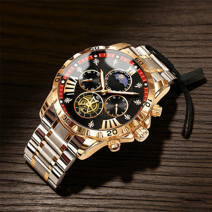 🔥Hot Sale🔥Men's Luminous Waterproof Flywheel Quartz Watch (50% OFF)