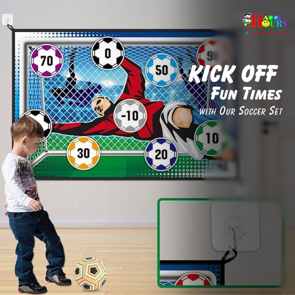 ⚽ LIMITED-TIME 50% OFF! ✨ Kids Soccer Ball Game Set – Portable, Safe, Easy Setup 🎁