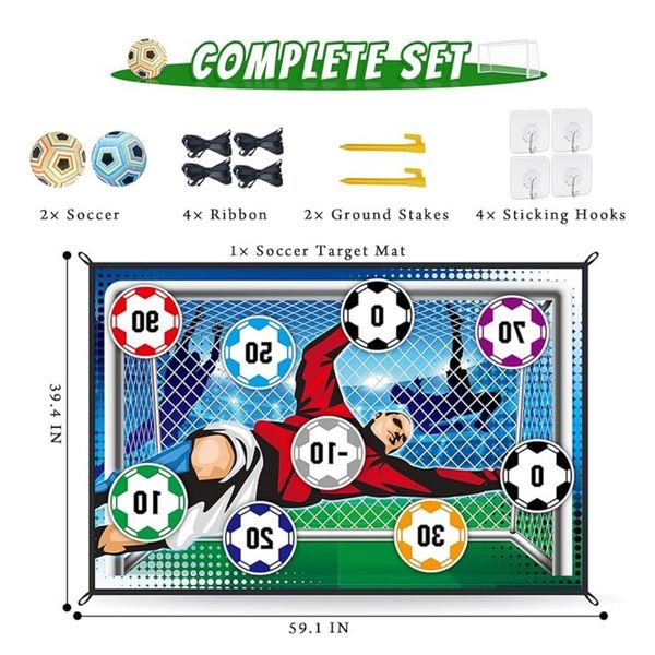 ⚽ LIMITED-TIME 50% OFF! ✨ Kids Soccer Ball Game Set – Portable, Safe, Easy Setup 🎁