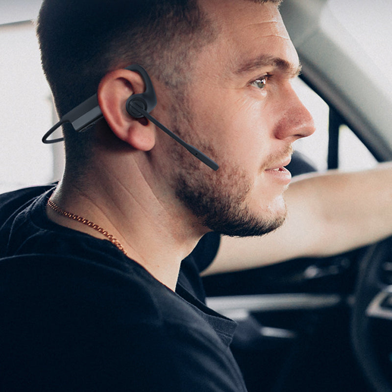 💎 50% OFF! 💎 Open-Ear Wireless Bluetooth Headset – Noise-Canceling Mic, 10H Battery & Bluetooth 5.3 🎧🚗