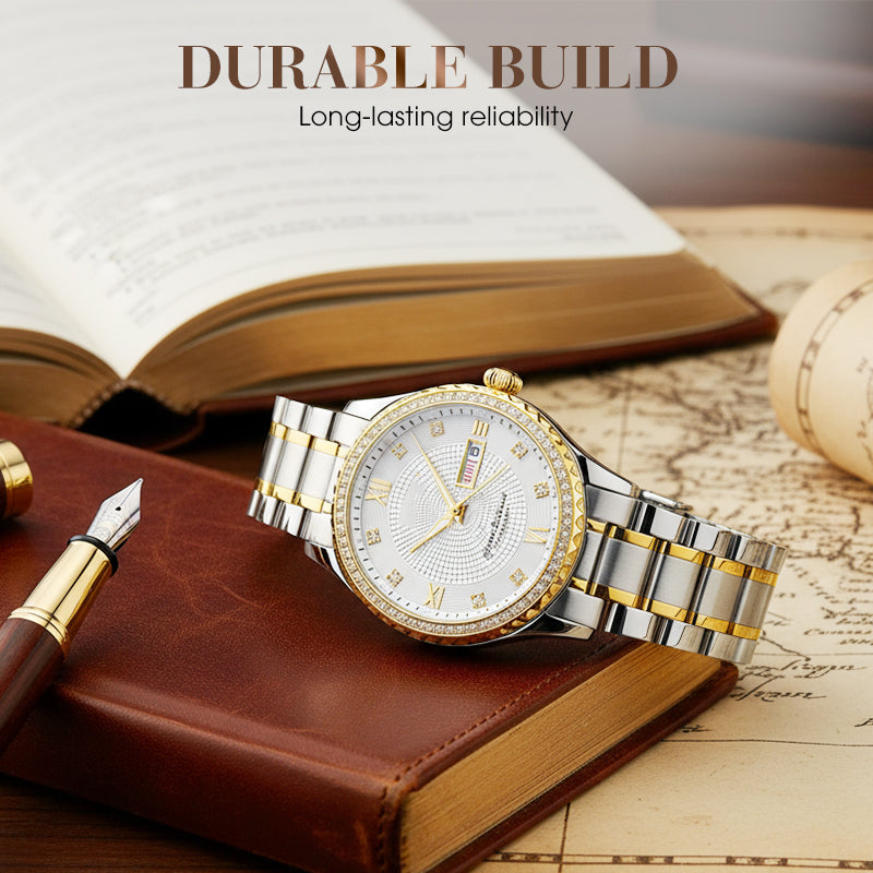 Men's Luminous Display Waterproof Wristwatch