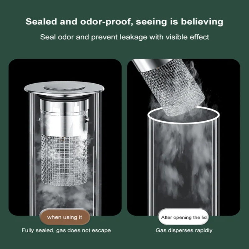 🔥Stainless Steel Floor Drain Filter – Stop Hair Clogs Before They Start