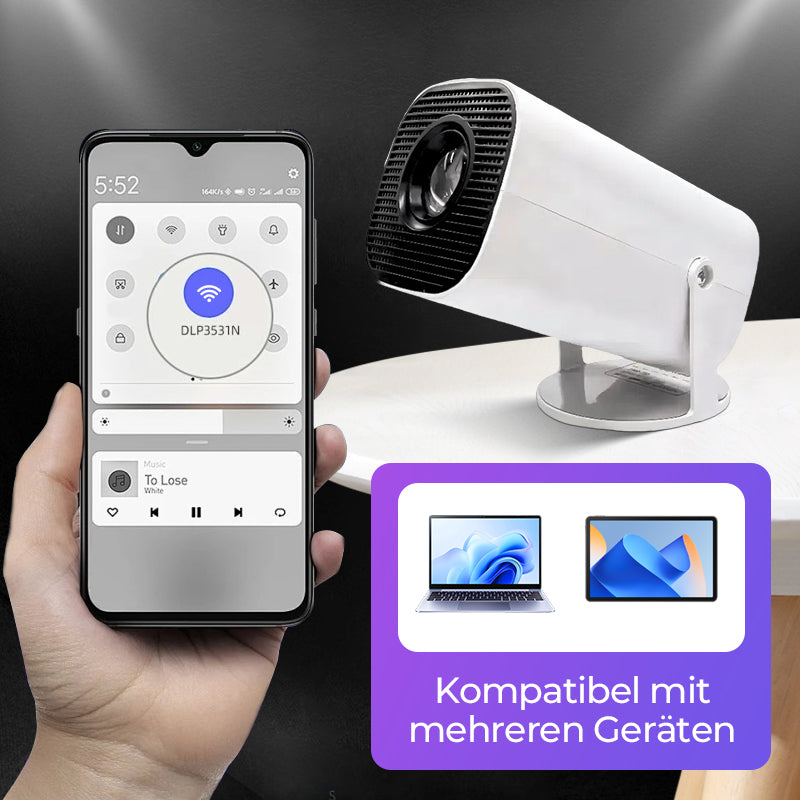 🎁Christmas Sale 50% Off🎉WiFi 1080P HD Projector for Home