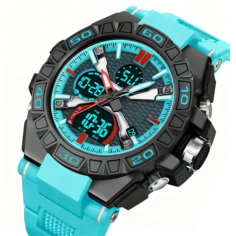 ⌚ LIMITED-TIME 50% OFF! 💧 Multifunctional Waterproof LED Digital Watch – 50M, Dual Movement, Stopwatch 🌙