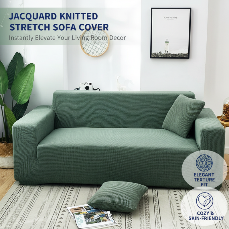 🔥Jacquard Knitted Stretch Sofa Cover