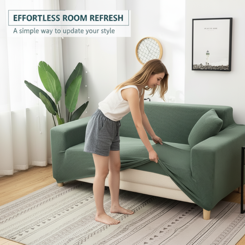 🔥Jacquard Knitted Stretch Sofa Cover