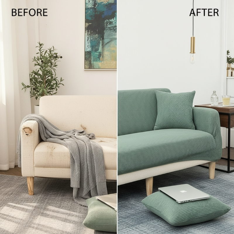 🔥Jacquard Knitted Stretch Sofa Cover