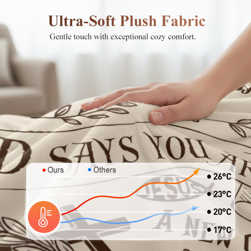🎁🔥2026 Hot Sale 50%OFF🎁Inspirational Christian Throw Blanket