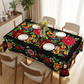 🔥Hot Sale🔥Mexican Floral Tablecloth With Scalloped Edge (50% OFF)