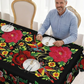 🔥Hot Sale🔥Mexican Floral Tablecloth With Scalloped Edge (50% OFF)
