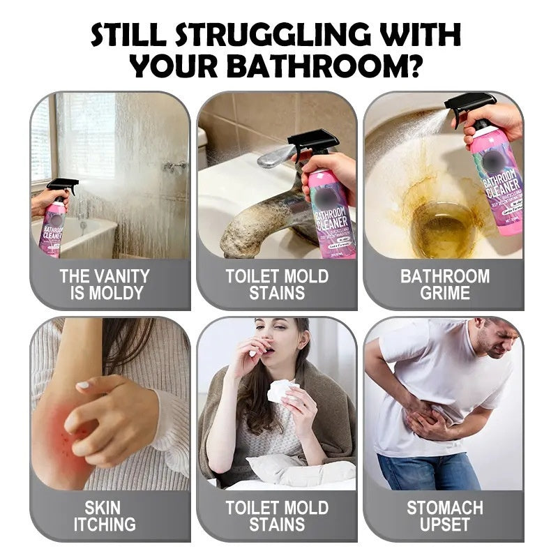 ⏳🔥LIMITED-TIME 50% OFF! ⏰Bathroom Cleaner – Dissolves Limescale & Mold, Inhibits Regrowth. Sparkling Bathroom – Grab Yours! ✅