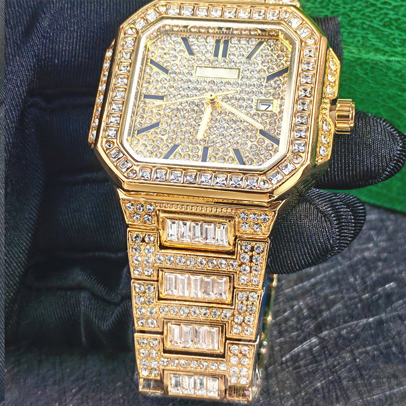✨Luxury Square Rhinestone Watch – Elegant Sparkle for Every Occasion✨