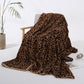 Cozy Leopard Print Throw Blanket
