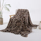 Cozy Leopard Print Throw Blanket