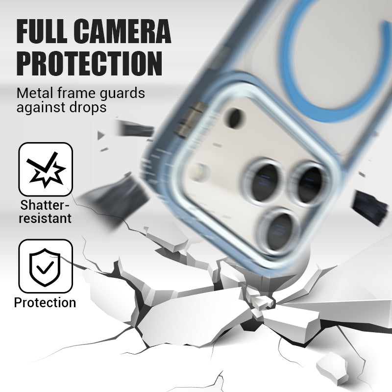 📱 LIMITED-TIME 50% OFF! ✨ Magnetic Phone Case with Kickstand – Lens Guard, Strong Magnet, Clear 🔋